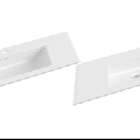 Mexen Otis zapustené umývadlo do dosky 81 x 46,5 cm, biela lesk - 25188000