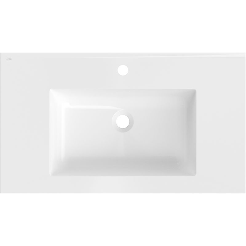 Mexen Otis zapustené umývadlo do dosky 81 x 46,5 cm, biela lesk - 25188000
