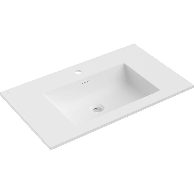 Mexen Otis umývadlo zapustené v doske 81 x 46,5 cm, biela matná - 25188001
