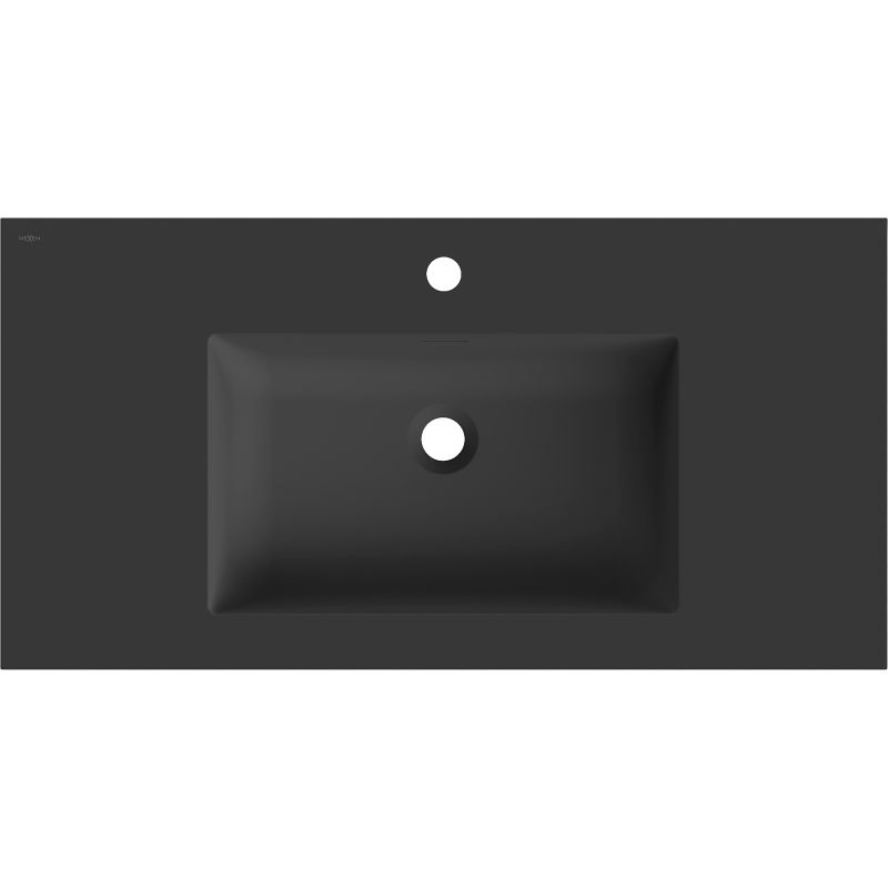 Mexen Otis umývadlo zapustené do dosky 91 x 46,5 cm, čierna matná - 25189071