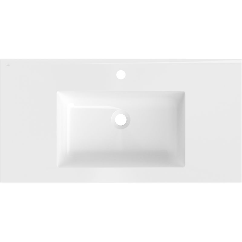 Mexen Otis umývadlo zapustené do dosky 91 x 46,5 cm, biela lesklá - 25189000