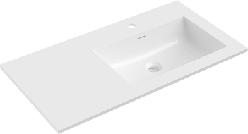 Mexen Otis umývadlo zapustené do dosky pravé 91 x 46,5 cm, biela lesk - 25189000P