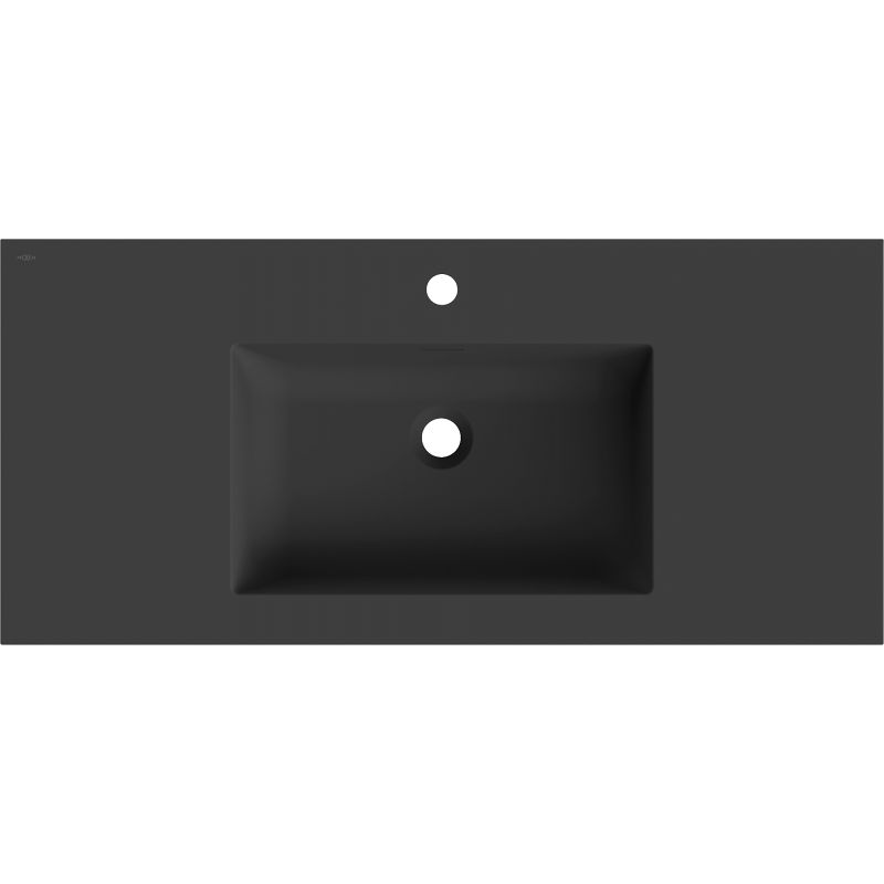 Mexen Otis umývadlo zapustené v doske 101 x 46,5 cm, čierna matná - 25181071