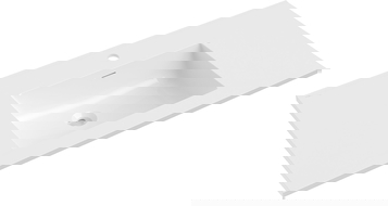 Mexen Otis umývadlo zapustené do dosky 101 x 46,5 cm, biely lesk - 25181000