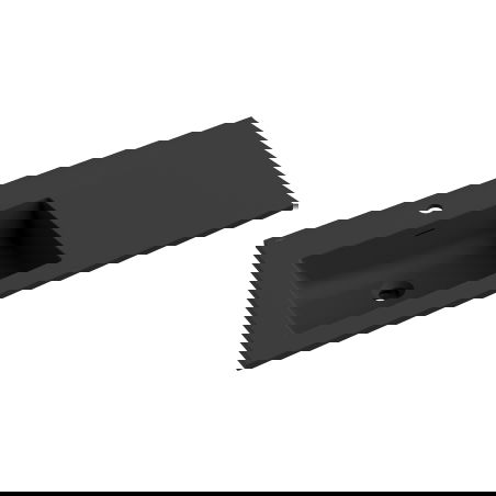 Mexen Otis umývadlo zapustené do dosky ľavé 101 x 46,5 cm, čierna matná - 25181071L