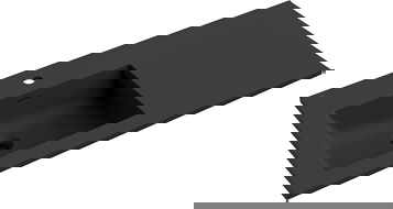 Mexen Otis umývadlo zapustené do dosky ľavé 101 x 46,5 cm, čierna matná - 25181071L