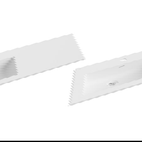 Mexen Otis zabudované umývadlo ľavé 101 x 46,5 cm, biele matné - 25181001L