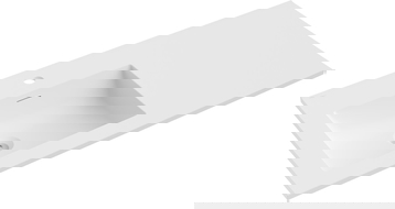 Mexen Otis zabudované umývadlo ľavé 101 x 46,5 cm, biele matné - 25181001L