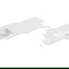 Mexen Otis vstavaný umývadlo ľavý 121 x 46,5 cm, biely lesk - 25181200L