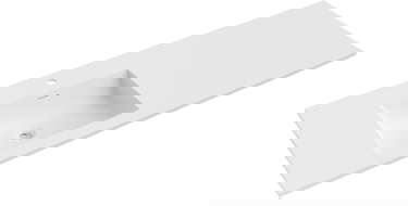 Mexen Otis zabudované umývadlo na ľavú stranu 141 x 46,5 cm, biely mat - 25181401L