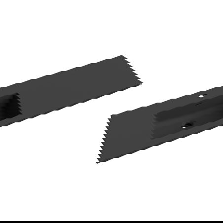 Mexen Otis umývadlo zapustené do dosky ľavé 141 x 46,5 cm, čierny mat - 25181471L