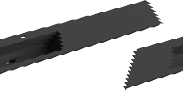 Mexen Otis umývadlo zapustené do dosky ľavé 141 x 46,5 cm, čierny mat - 25181471L