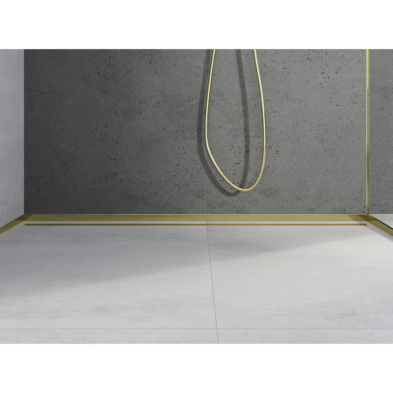 Mexen Line-B čelná sprchová lišta 130 cm, zlatá - 185003130U