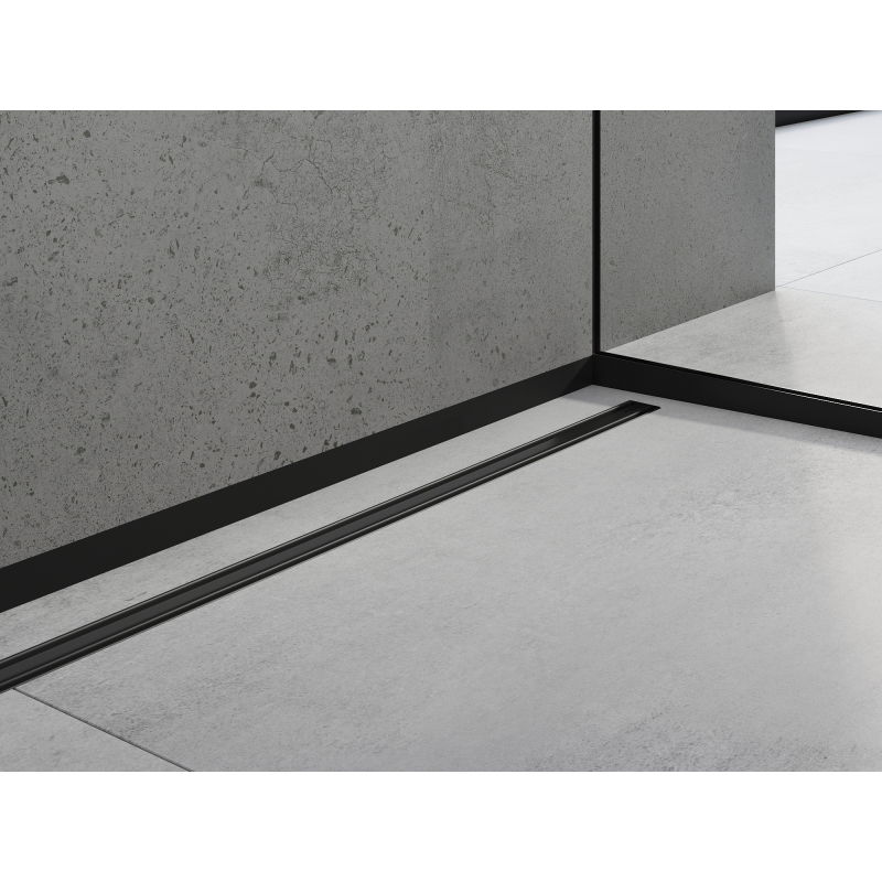 Mexen Line-B predná sprchová lišta 180 cm, čierna - 187003180U