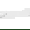Mexen Otis umývadlo vstavané do dosky 161 x 46,5 cm, biely lesk - 25181600