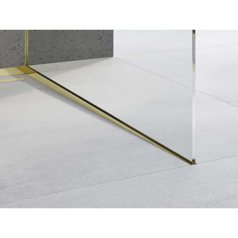 Mexen Line-B spásoná lišta na sklo 180 cm pravá, zlatá - 185004180R