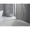 Mexen Line-B lišta spádová pre sklo 120 cm ľavá, inox - 181004120L