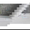 Mexen Line-B lišta spádová pre sklo 120 cm ľavá, inox - 181004120L