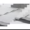 Mexen Line-B lišta spádová pre sklo 120 cm ľavá, inox - 181004120L