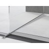 Mexen Line-B spádová lišta na sklo 120 cm ľavá, inox - 181004120L