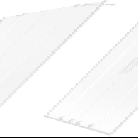 Mexen Velar Duo vaňová zástenová 2-krídlová posuvná 140 x 150 cm, mrazená, biela - 896-140-000-32-20