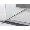 Mexen Line-B znažení lišta do skla 180 cm ľavá, inox - 181004180L