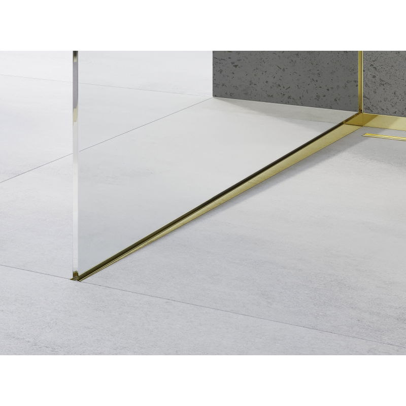 Mexen Line-B odkvapkávacia lišta pre sklo 180 cm ľavá, zlatá - 185004180L