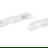 Mexen Otis vstavané umývadlo do dosky dvojité 161 x 46,5 cm, biely lesk - 25181600D