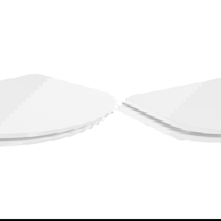 Mexen doska pomaly sklápaná slim, duroplast, biela lesklá - 39224000