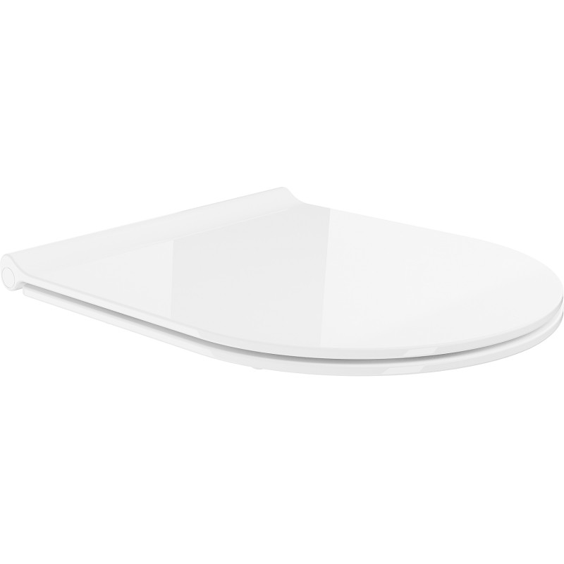 Mexen pomaly zatvárajúce sa doska slim, duroplast, biela lesklá - 39050100