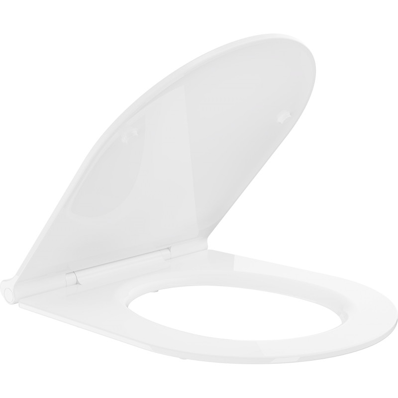 Mexen pomaly zatvárajúce sa doska slim, duroplast, biela lesklá - 39050100