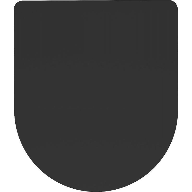 Mexen sedacia doska pomaly klesajúca slim, duroplast, čierna matná - 39224085