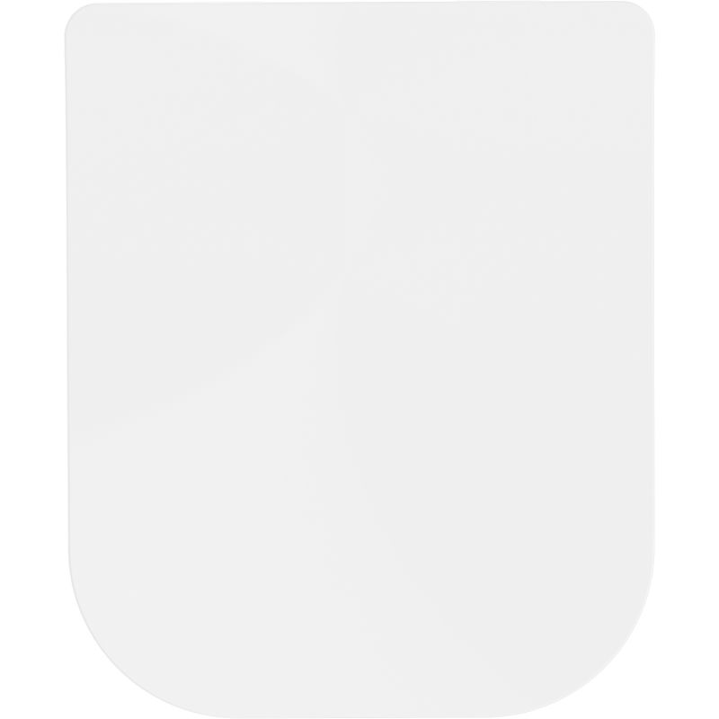 Mexen doska s pomalým sklápaním slim, duroplast, biela lesklá - 39060100