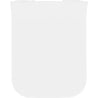 Mexen sedadlo pomaly klesajúce slim, duroplast, biely lesk - 39080100