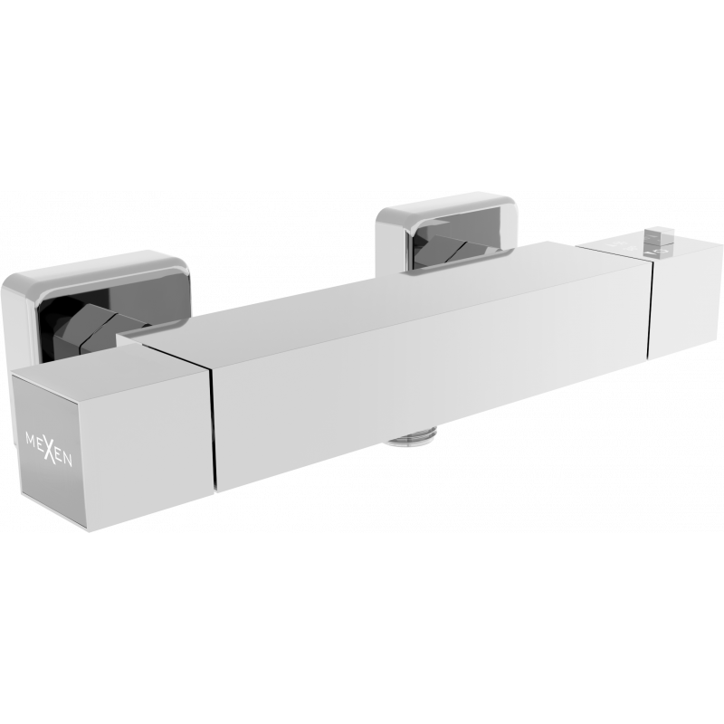 Mexen Cube termostatická sprchová batéria, chróm - 77200-00