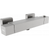 Mexen Cube termostatická sprchová batéria, brúsená gun gray - 77200-66