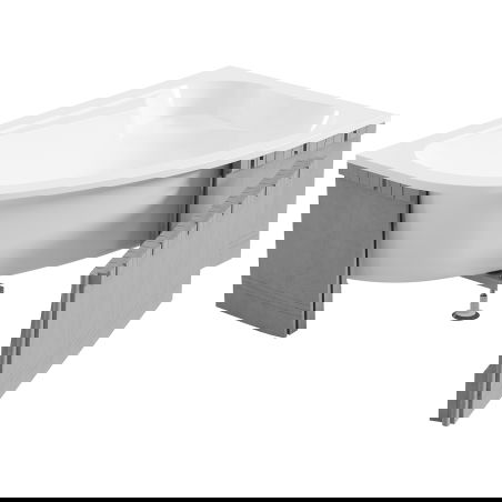 Mexen X-ST polystyrénový kryt pre rohovú vaňu 240 cm, biely - 55022-00