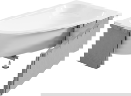 Mexen X-ST polystyrénový kryt pre rohovú vaňu 240 cm, biely - 55022-00