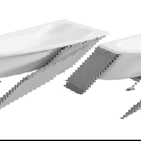 Mexen X-ST styropénový obal LED pre rohovú vaňu 240 cm, biely - 55022-01