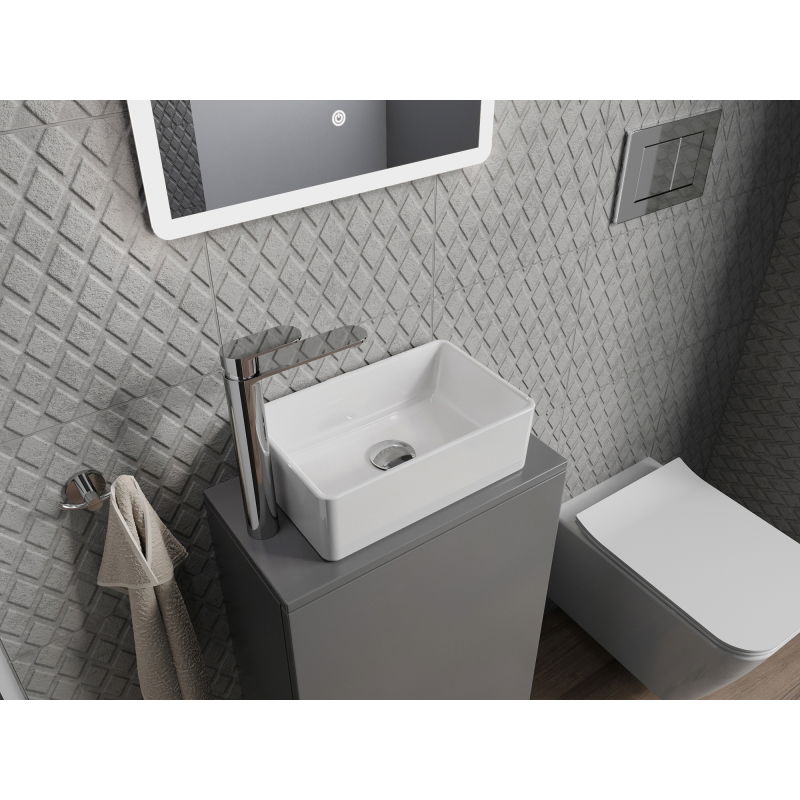 Mexen Nadia umývadlo na dosku 36 x 23 cm, biela - 21613600