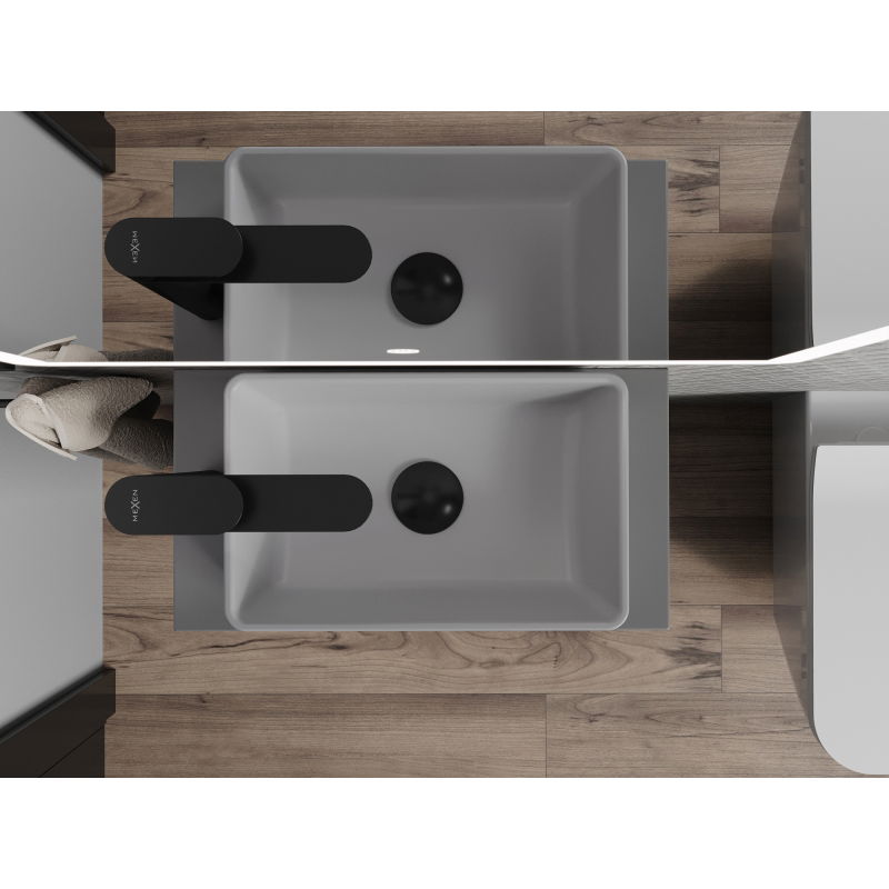 Mexen Nadia umývadlo na dosku 36 x 23 cm, svetlosivá matná - 21613661