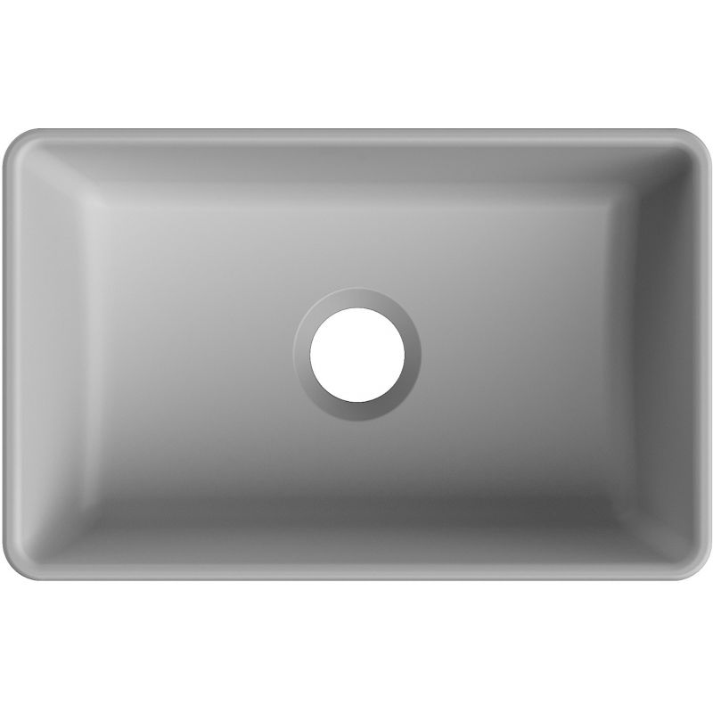 Mexen Nadia umývadlo na dosku 36 x 23 cm, svetlosivá matná - 21613661