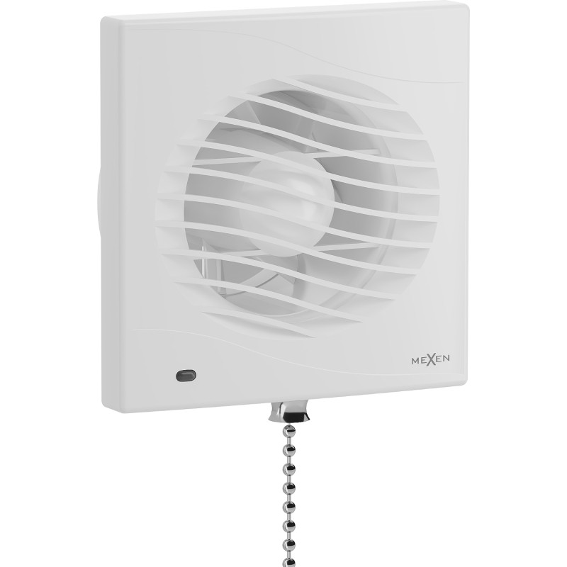 Mexen DXS 100 kúpeľňový ventilátor, šnúrkový vypínač, biely - W9603-100K-00