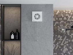 Mexen DXS 100 kúpeľňový ventilátor, šnúrkový spínač, biely - W9603-100K-00