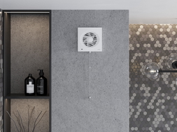 Mexen DXS 100 kúpeľňový ventilátor, šnúrkový vypínač, biely - W9603-100K-00