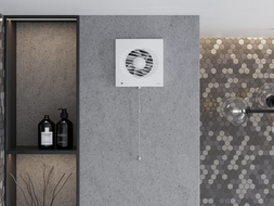 Mexen DXS 150 kúpeľňový ventilátor, šnúrkový spínač, biely - W9603-150K-00
