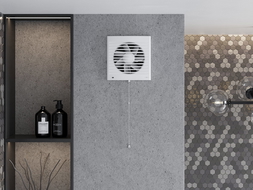 Mexen EXS 150 kúpeľňový ventilátor, šnúrkový spínač, biely - W9604-150K-00