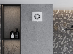 Mexen EXS 100 kúpeľňový ventilátor, spúšťač na šnúrku, biely - W9604-100K-00