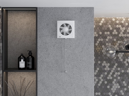 Mexen EXS 120 kúpeľňový ventilátor, spínacia šnúrka, biely - W9604-125K-00