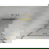 Mexen Lima skladacie sprchové dvere 80 cm, transparentné, zlaté - 856-080-000-50-00